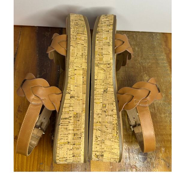 Nordstrom Rack Women’s Cork Wedge Summer Sandals – Tan – Size 9 – NWOB - Picture 6 of 9